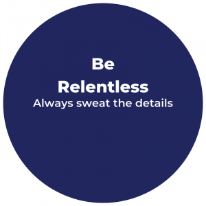 BE RELENTLESS